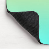 Pastel Gradiënt Achtergrond Turquoise Geel Muismat (Hoek)