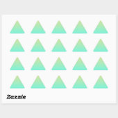 Pastel Gradiënt Achtergrond Turquoise Geel Sticker (Vel)
