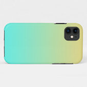 Pastel gradiënt Achtergrond Turquoise Yellow Case-Mate iPhone Case (Achterkant (horizontaal))