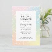 Pastel Gradient Animal Print Vrijgezellenfeest Kaart (Staand voorkant)