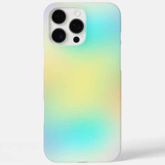 Pastel gradient blauw geel en paarse Case-Mate iPhone case (Achterkant)
