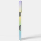 Pastel gradient blauw geel en paarse Case-Mate iPhone case (Achterkant / Rechts)