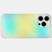 Pastel gradient blauw geel en paarse Case-Mate iPhone case (Achterkant (horizontaal))