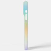 Pastel gradient blauw geel en paarse Case-Mate iPhone case (Achterkant / Links)