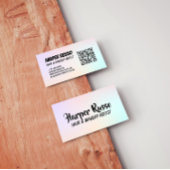 Pastel Gradient Dreamy Hair Makeup Artist Visitekaartje