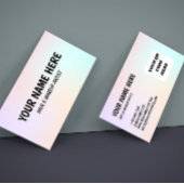 Pastel Gradient Dreamy Hair Makeup Business Card Visitekaartje