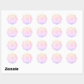 Pastel Gradient Flower Mandala Sticker (Vel)