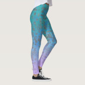 Pastel Gradiënt Geo Glanzend Leggings (Rechts)