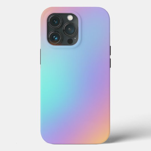 Pastel gradiënt Hoesje-Mate iPhone 13 Hoesje (Achterkant)