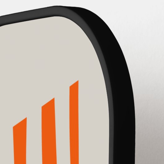 Pastel Gradient Initial Custom Pickleball Paddle (Links Detail)