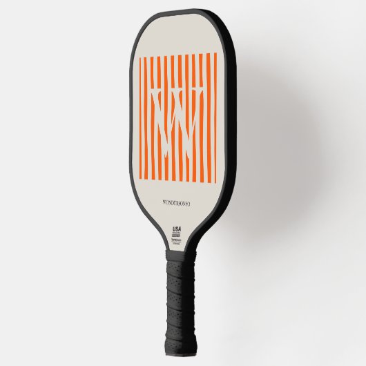 Pastel Gradient Initial Custom Pickleball Paddle (Links)