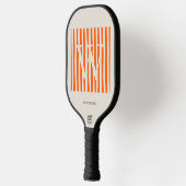 Pastel Gradiënt Initialen Aangepast Pickleball Paddle (Links)