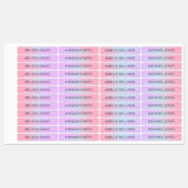 Pastel gradiënt Kinder waterdichte naamlabels Labels (Vel)