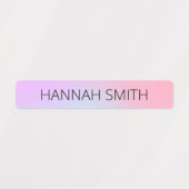 Pastel gradiënt Kinder waterdichte naamlabels Labels (Design 2)