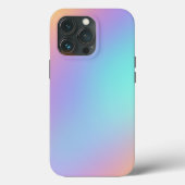 Pastel gradiënt kleurrijke Hoesje-Mate iPhone Case (Achterkant)