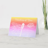 Pastel gradiënt libel kaart (Voorkant)