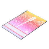 Pastel gradiënt libel notitieboek (Linkerzijde)