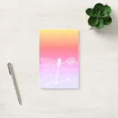 Pastel gradiënt libel post-it® notes (Kantoor)
