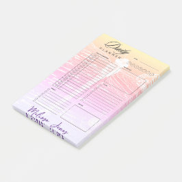 Pastel gradiënt libelle gepersonaliseerde planner post-it® notes