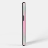 Pastel Gradiënt Minimalistische Aura iPhone Hoesje (Rechterkant)