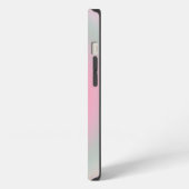 Pastel Gradiënt Minimalistische Aura iPhone Hoesje (Linkerkant)