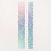 Pastel gradient + spot met streep gepersonaliseerd yogamat (Voorkant)