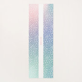 Pastel gradient + spot met streep gepersonaliseerd yogamat (Achterkant)