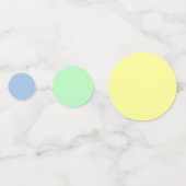Pastel Gradiënt Thema Feest Tafel Confetti (Voorkanten)