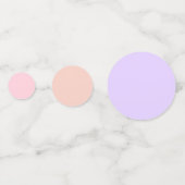 Pastel Gradiënt Thema Feest Tafel Confetti (Achterkanten)