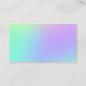 Pastel Gradient Visitekaartjes (Achterkant)