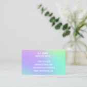 Pastel Gradient Visitekaartjes (Staand voorkant)