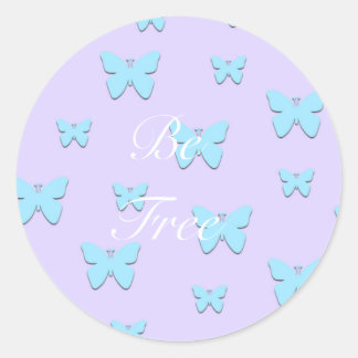 pastel grafische vlinder Stickers