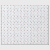 Pastel Grandmillennial Waterverf Notenkraker Cadeaupapier (Vlak)