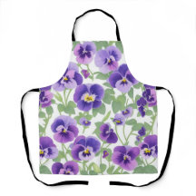 Pastel Graphic Paarse Pansies
