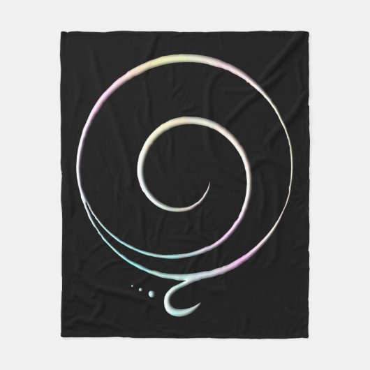 Pastel Gratitude  Fleece Deken (Voorkant)