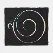 Pastel Gratitude  Fleece Deken (Voorkant (Horizontaal))