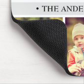 Pastel Gray 6 Foto Collage Aangepast Muismat (Hoek)