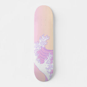Pastel Great Wave van Kanagawa Persoonlijk Skateboard