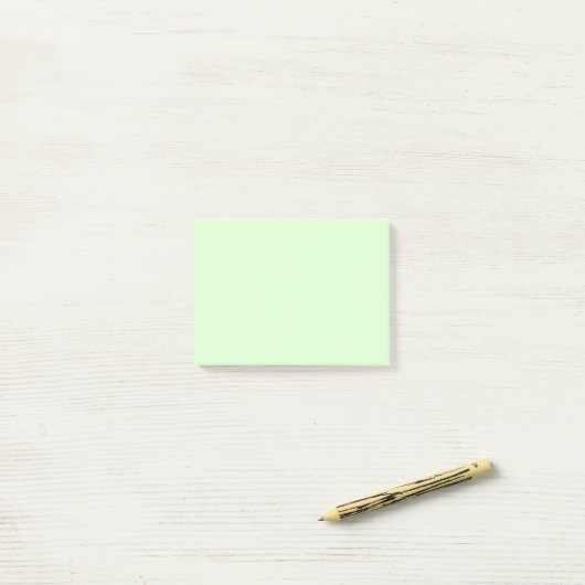 Pastel Green 3 Post-it® Notes (Op bureau)