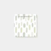 Pastel Green Abstract Post-it® Notes (Voorkant)