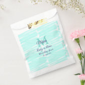 Pastel green baby in bloom monogram baby shower te bedankzakje (Gezegeld)