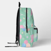 Pastel Green Backpack –Minimalist Aesthetic Travel Bedrukte Rugzak (Links)
