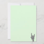 Pastel Green Bad Two The Bone 2e verjaardagsfeestj Kaart (Achterkant)