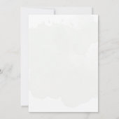 Pastel Green Beige Baby shower Uitnodiging (Achterkant)