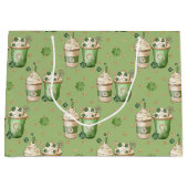 PASTEL GREEN & CREAM IRISH BEVERAGES GROOT CADEAUZAKJE (Voorkant)