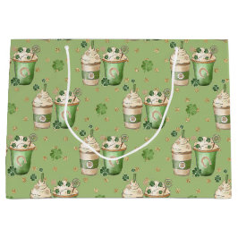 PASTEL GREEN & CREAM IRISH BEVERAGES GROOT CADEAUZAKJE
