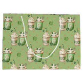 PASTEL GREEN & CREAM IRISH BEVERAGES GROOT CADEAUZAKJE (Achterkant)