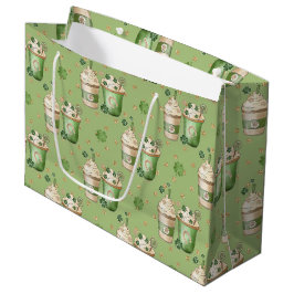 PASTEL GREEN & CREAM IRISH BEVERAGES GROOT CADEAUZAKJE