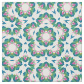 Pastel Green en roze Stof (Swatch)