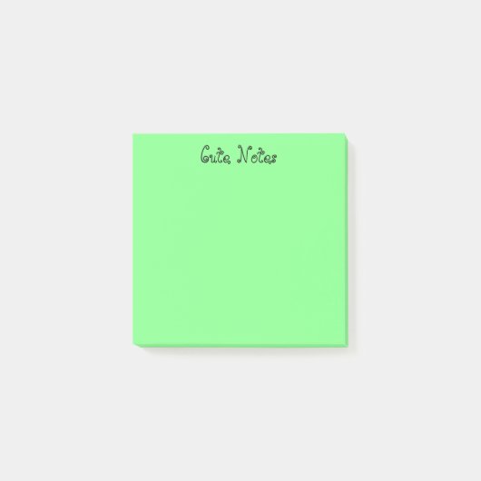 Pastel Green Forest Post-it® Notes (Voorkant)